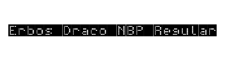 Erbos Draco NBP Regular  Frei Schriftart Herunterladen