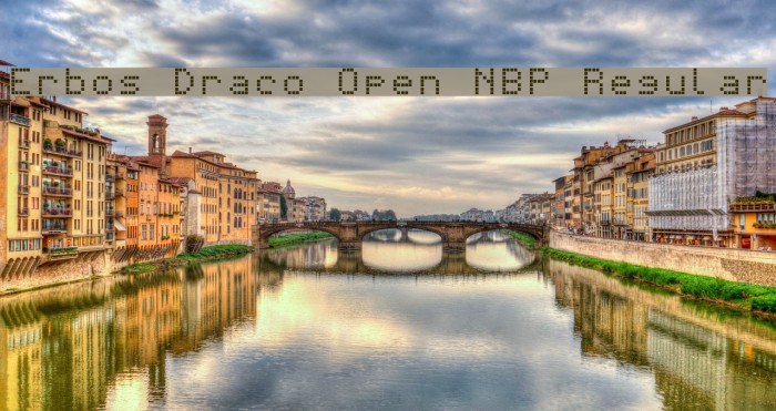 Erbos Draco Open NBP Regular Font examples