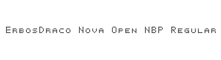 ErbosDraco Nova Open NBP Regular  baixar fontes gratis