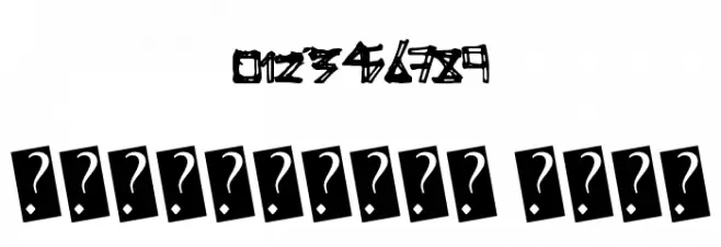 ErectAngle Font OTHER CHARS