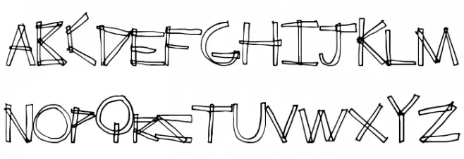 ErectAngle 字体 大写