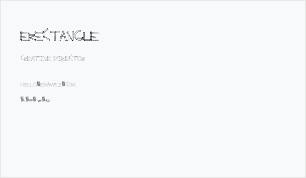 ErectAngle Business Card