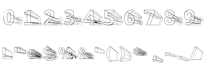 Erectlorite Light Font OTHER CHARS