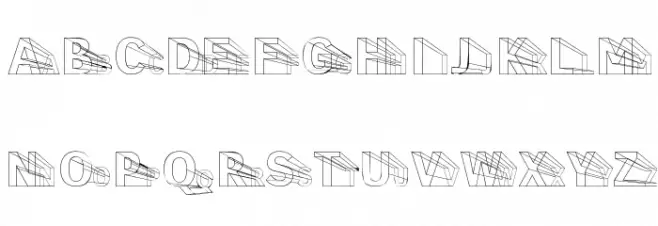 Erectlorite Light Шрифта ВЕРХНИЙ