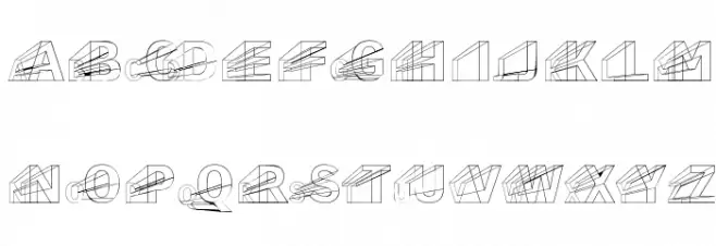Erectlorite Reft Schriftart Groß