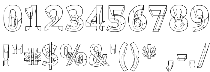Erectlorite Font OTHER CHARS