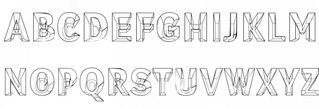 Erectlorite Шрифта ВЕРХНИЙ