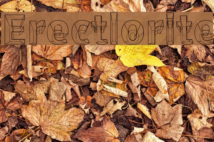 Erectlorite Font examples
