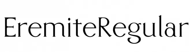 Eremite Regular  Fuentes Gratis Descargar