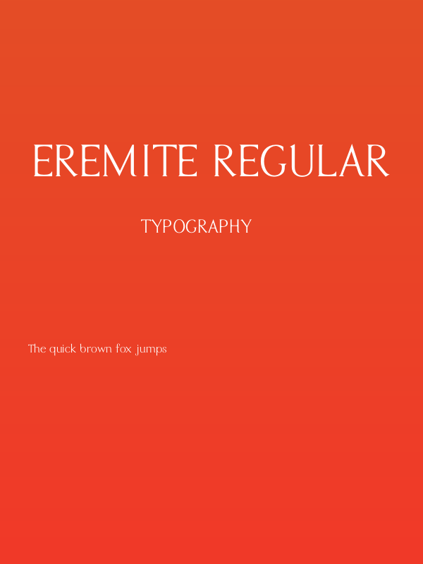Eremite Regular Poster