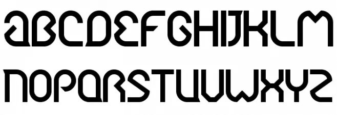 Ergono-Regular Schriftart Groß