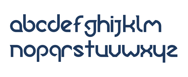 Ergono-Regular Lowercase