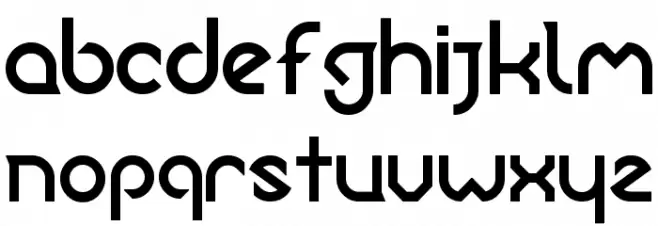 Ergono-Regular फ़ॉन्ट लोअरकेस