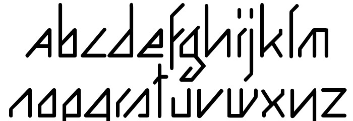Ergonome Font LOWERCASE