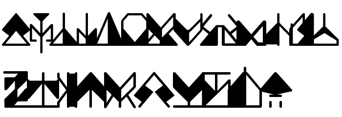 Ergonomix Font LOWERCASE