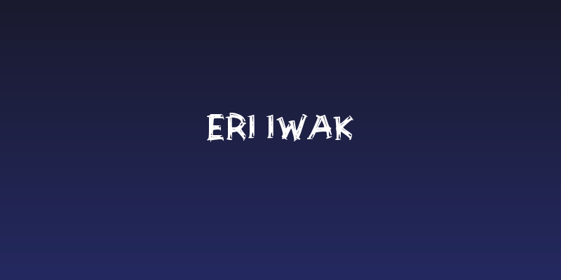Eri Iwak Social Header