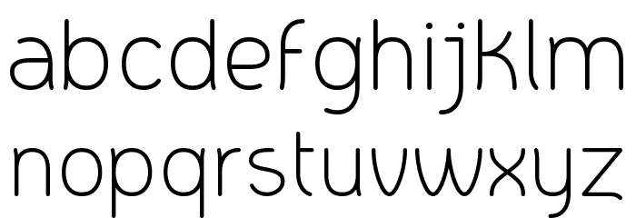Eri Light Serif Font LOWERCASE