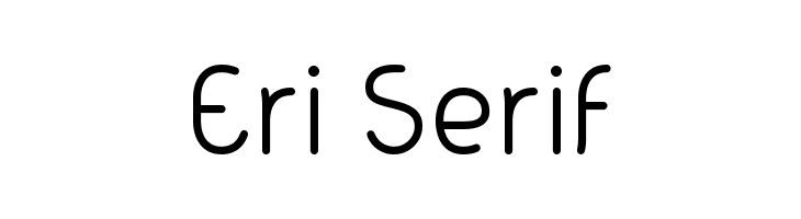 Eri Serif  baixar fontes gratis