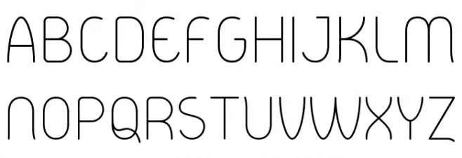 Eri Ultra Light Serif خط أحرف كبيرة