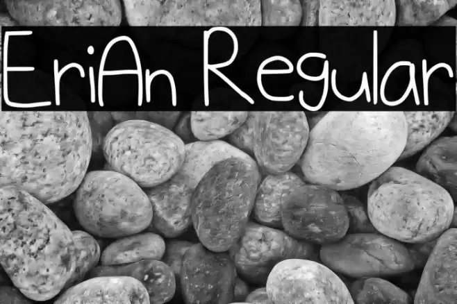 EriAn Regular Font examples