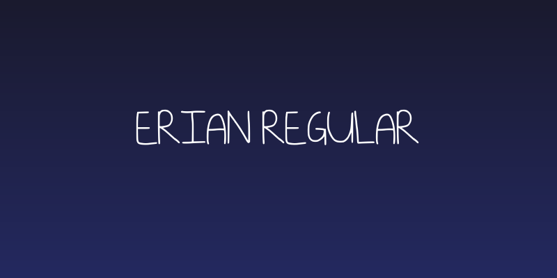 EriAn Regular Social Header