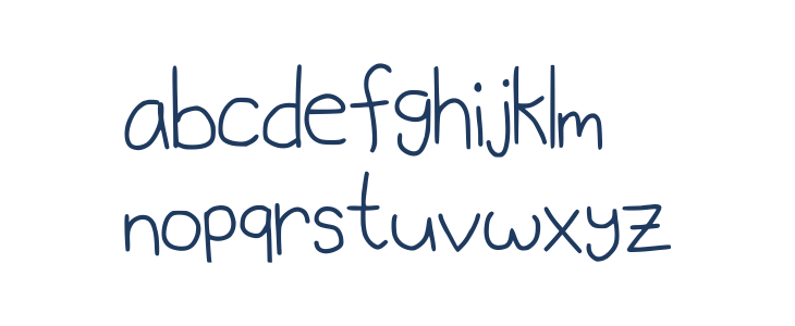 EriAn Regular Lowercase