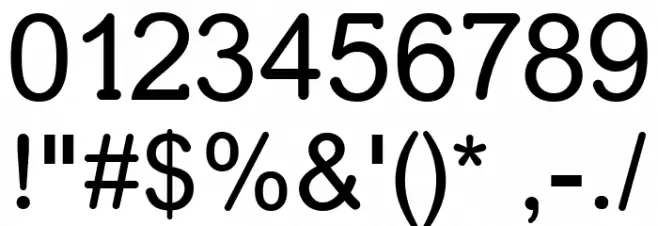 Erial Font OTHER CHARS