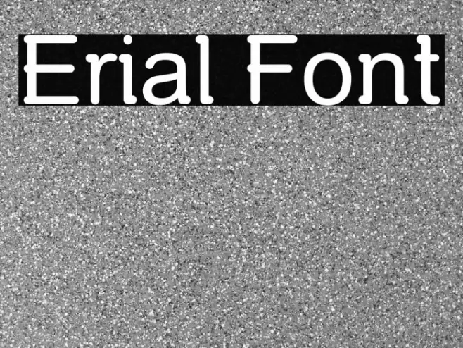 Erial Font examples