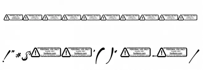 Erica Gavin Font OTHER CHARS