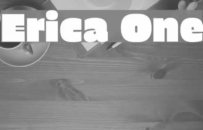 Erica One Font examples