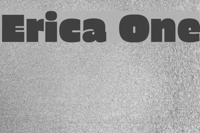 Erica One Font examples