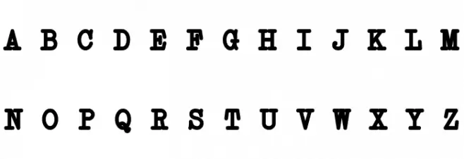 Erica Type Bold Italic フォント 大文字