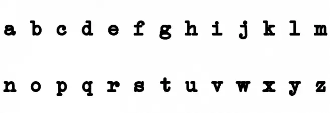 Erica Type Bold Italic फ़ॉन्ट लोअरकेस