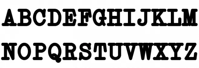 Erica Type Bold Polices MAJUSCULES