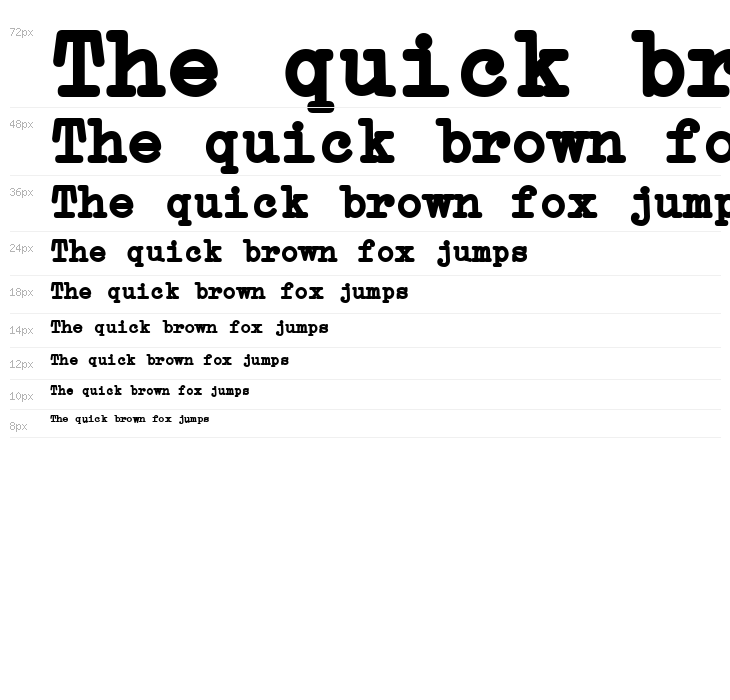 Erica Type Bold Waterfall