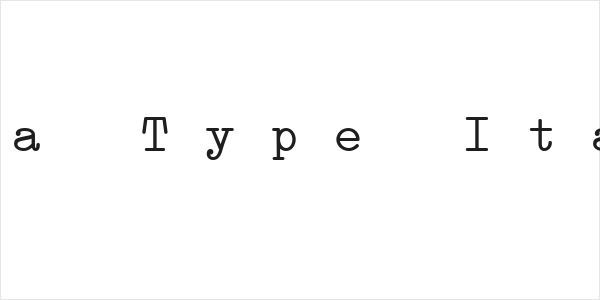Erica Type Italic Logo
