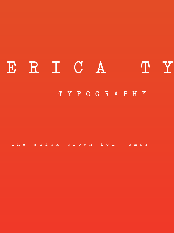Erica Type Italic Poster