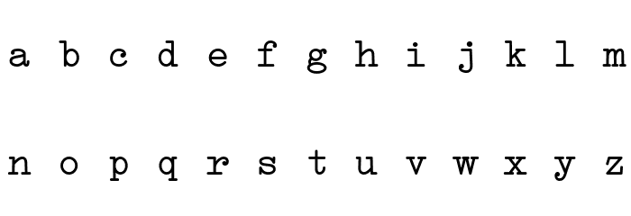 Erica Type Italic Font LOWERCASE