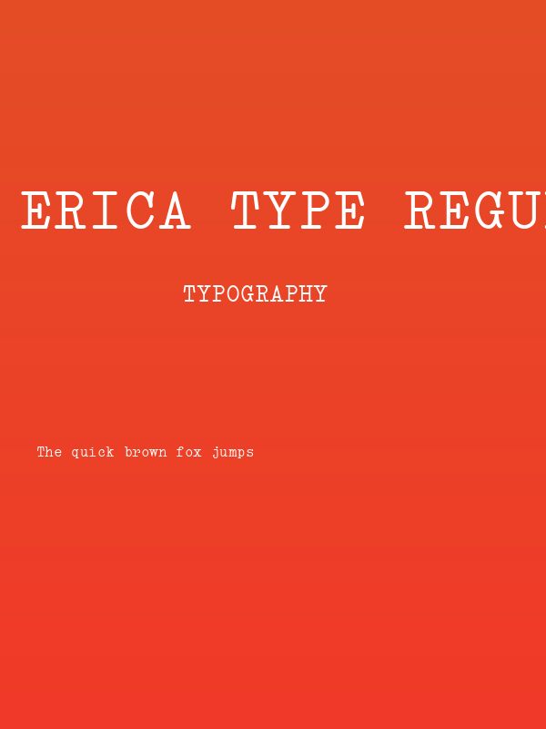 Erica Type Regular Poster