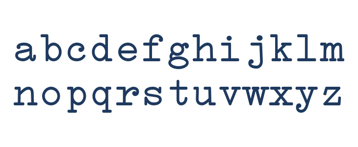 Erica Type Regular Lowercase