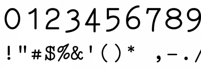 Erica Type Font OTHER CHARS