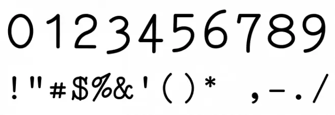 Erica Type Font OTHER CHARS