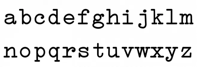 Erica Type Font Litere mici