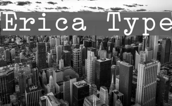 Erica Type Font examples