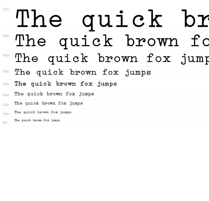 Erica Type Waterfall