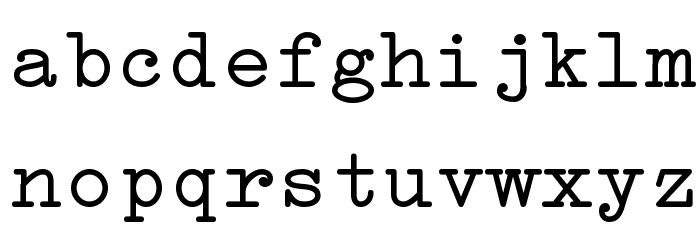 Erica Type Font LOWERCASE