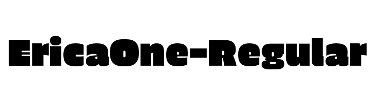 EricaOne-Regular Font