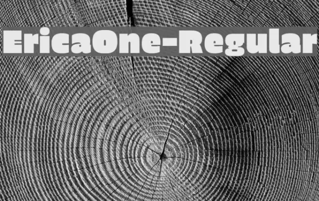 EricaOne-Regular Font examples