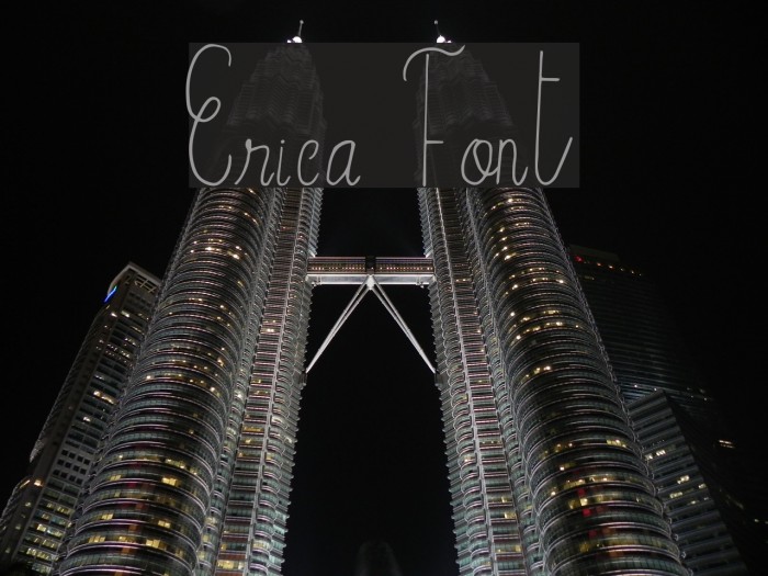 Erica Font examples