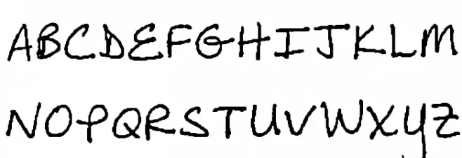 EricasHandwriting Schriftart Groß